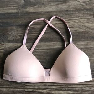 Pepper Limitless Wirefree Scoop Bra Pink Convertible Straps Medium